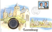 Münzbrief Luxemburg 10F 1980   Einzelwert aus...