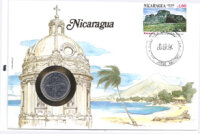 Münzbrief Nicaragua 1983    Einzelwert aus Sammlung...