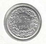 50  Rappen 1964