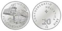 20.- Silbermünze 100 Jahre Jungfraubahn