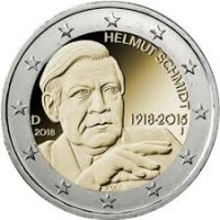 Deutschland 2 € Helmut Schmidt 2018