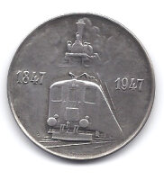 100 Jahre Eisenbahn 1947  33mm