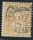 63A Ziffermarken 12 Rp gelb Vollstempel 3.1.1897 Porrentruy